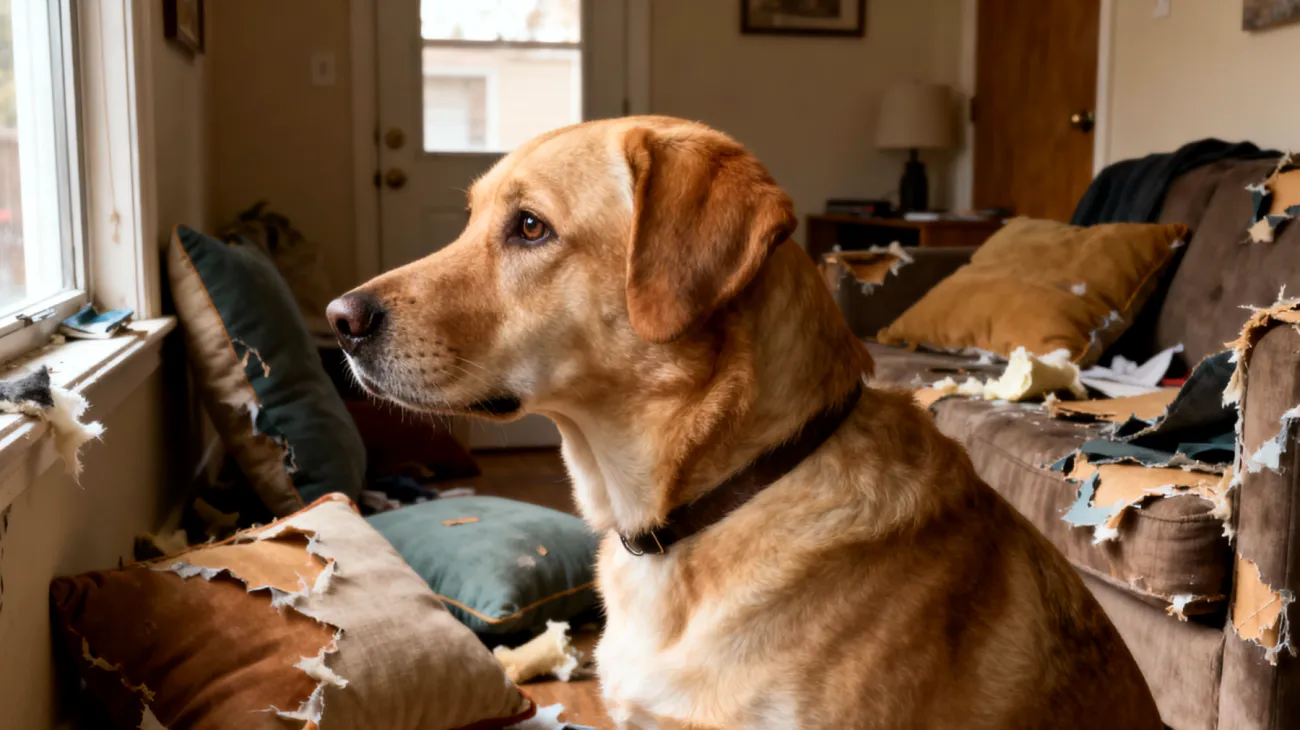 Hunde in der Wohnung entwickeln oft Verhaltensprobleme wie übermäßiges Bellen, Unruhe oder destruktives Verhalten aufgrund von Bewegungsmangel, Langeweile und unzureichender geistiger Stimulation im begrenzten Wohnraum"
