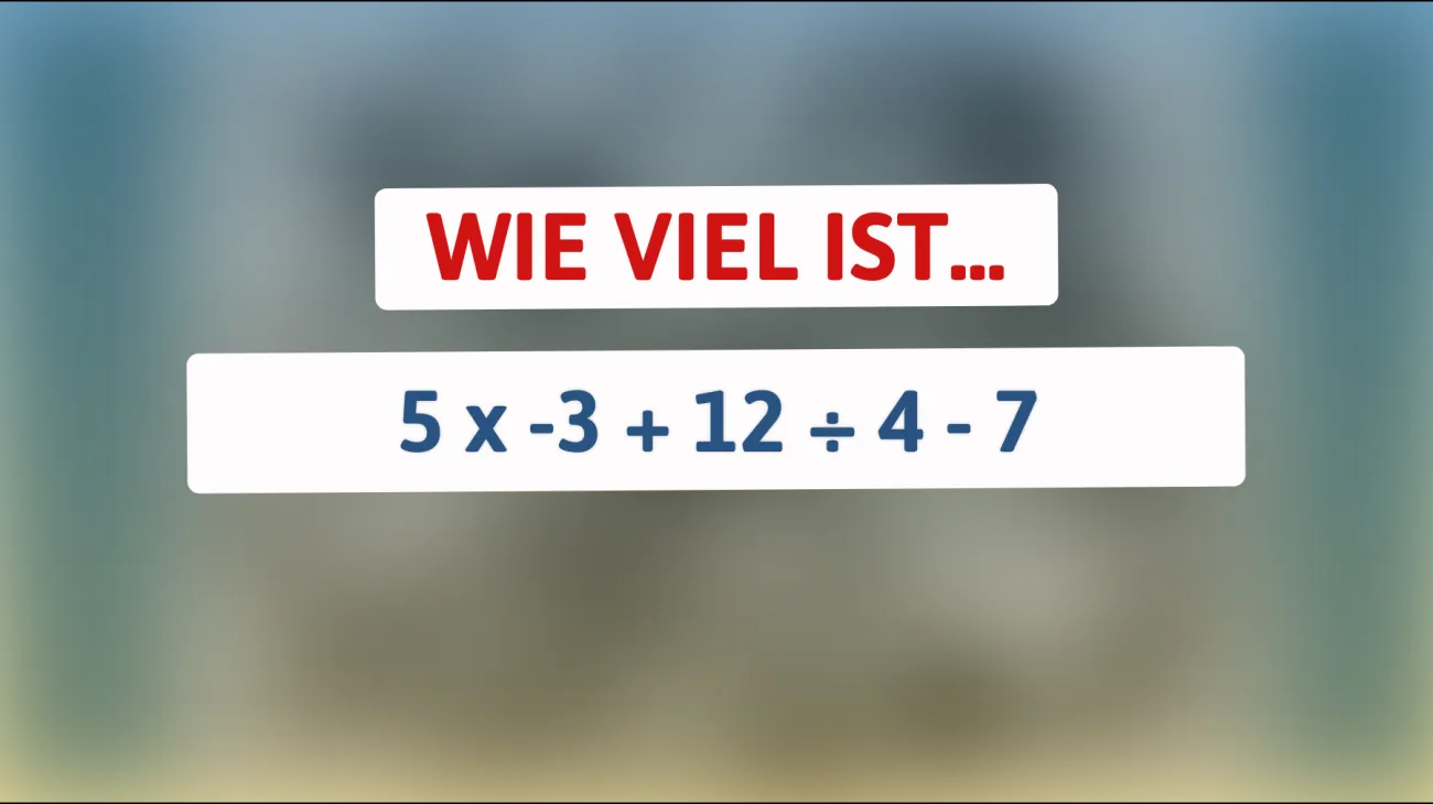 Nur 1 von 10 kann diese Rechenaufgabe lösen: Bist du schlau genug?"