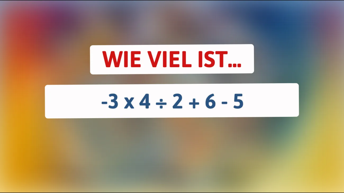 Nur 1% der Menschen können es lösen: Kennst du die Antwort auf diese knifflige Mathefrage?"