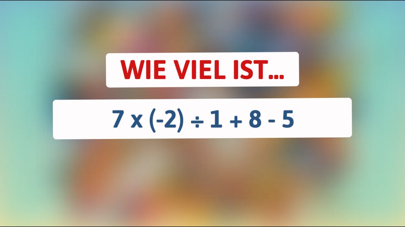 Nur 1% können das! Kannst du das mathematische Rätsel knacken?"