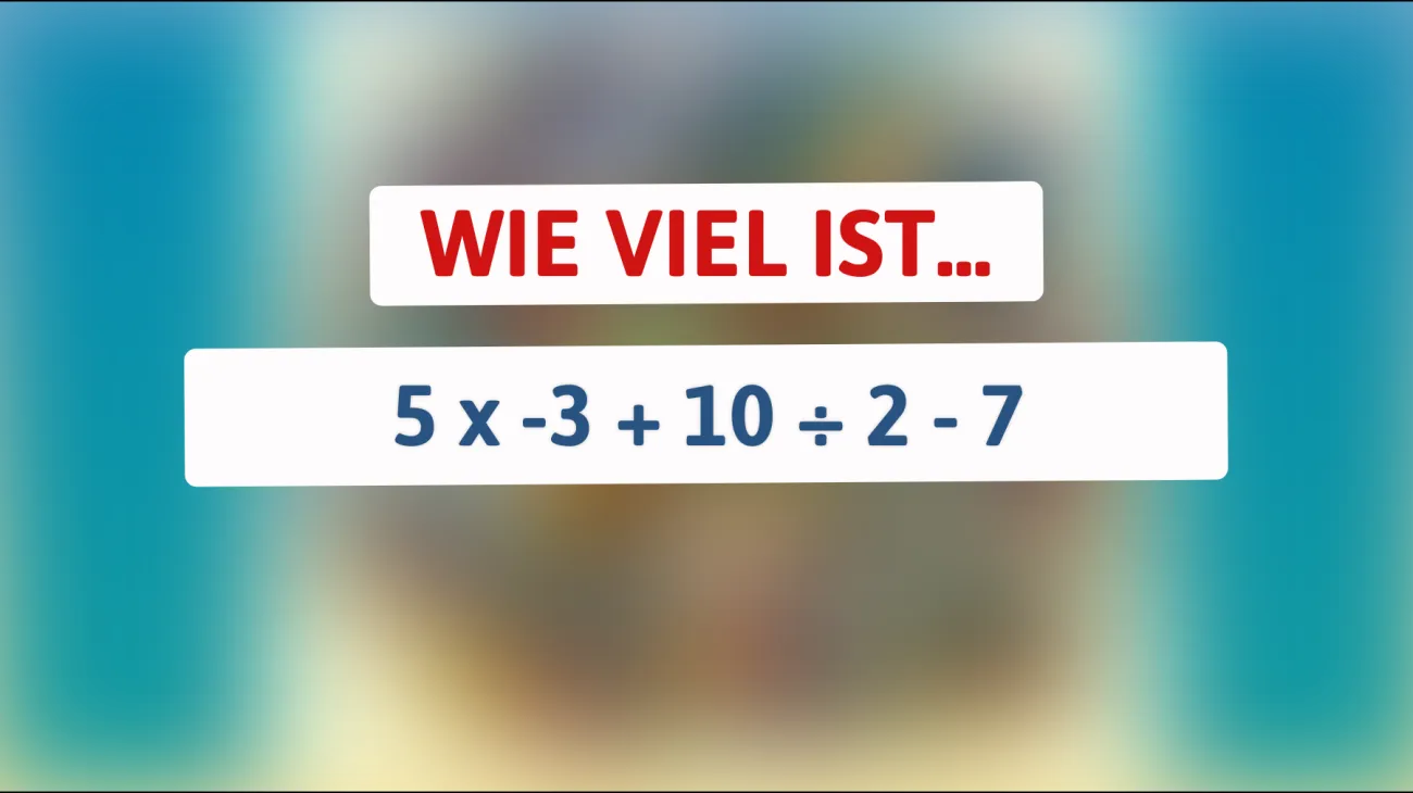 Nur für die cleversten Denker: Kannst du dieses mathematische Rätsel lösen?"