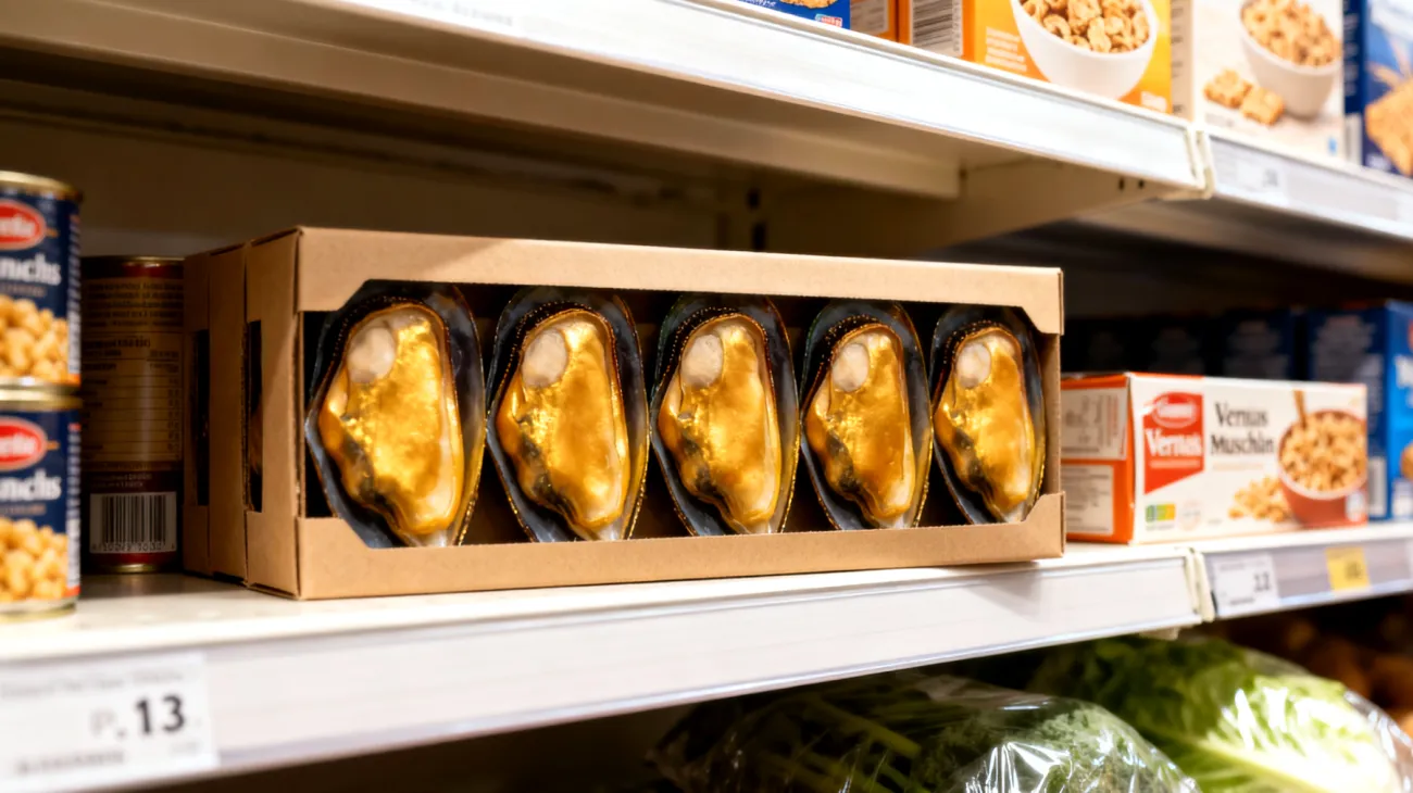 Verpackte Venusmuscheln"