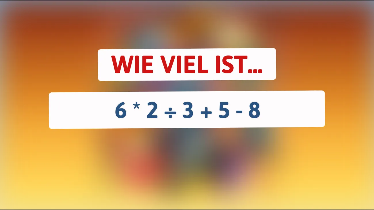 Nur die schlausten Denker können diese knifflige Rechenaufgabe lösen! Bist du einer von ihnen?"